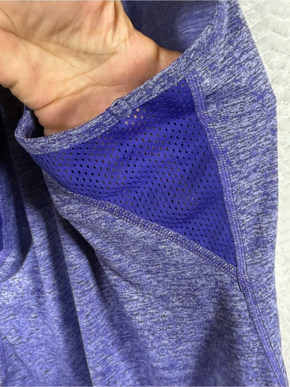 Nike Purple Heather Racerback Dri-FIT Tank